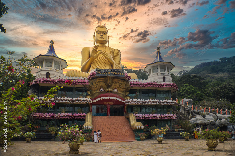 Golden Buddha at Dambulla