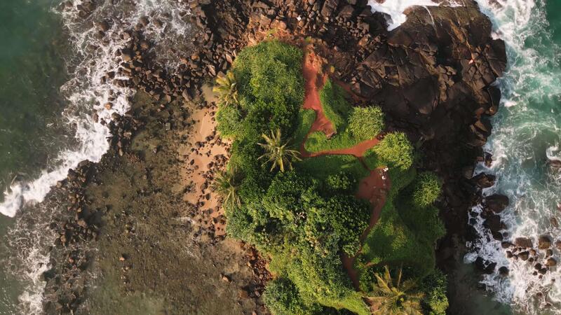 View from Parrot Rock overlooking Mirissa