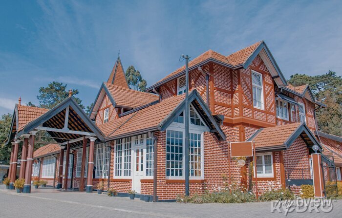 Red brick post office in Nuwara Eliya