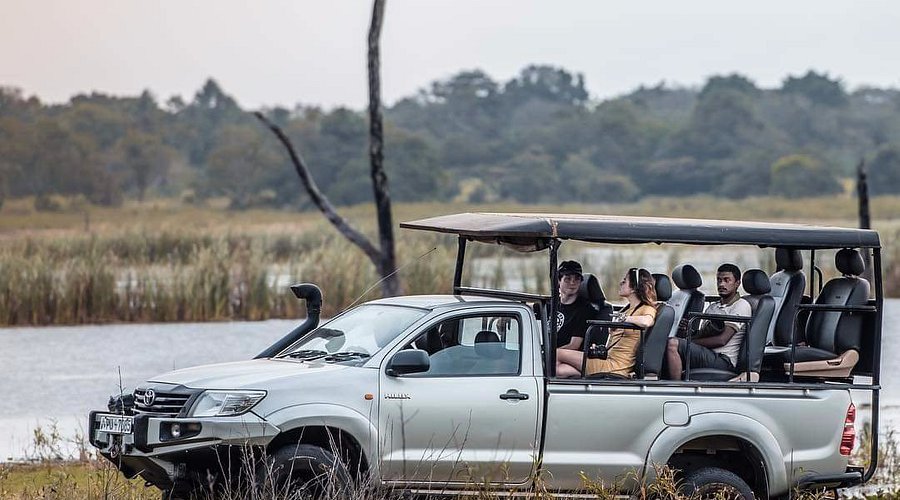 Safari jeep in Yala National Park